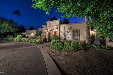 VIEW OF FRONT AT NIGHT