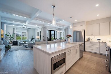 Kitchen featuring light hardwood / wood-style floo