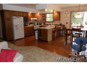 Open kit, dining & living room