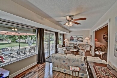 Family rm with door to back patio