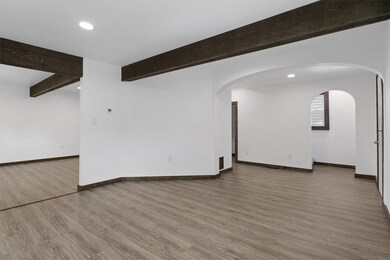 Another living room view. Crisp white walls are re