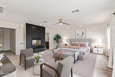 Primary Bedroom Virtually Staged