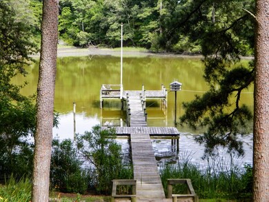 Boat Dock at Low Tide