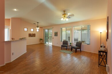 Vaulted Great Room and Dining Area
