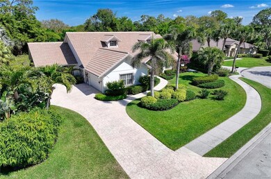 View of front of home with front yard, patterned c