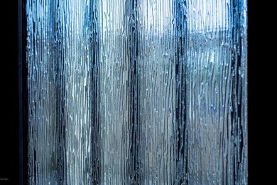 Rain glass-exterior front door