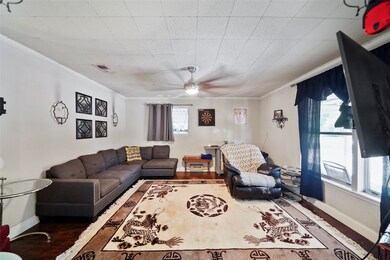 Living room with tons of natural light.
