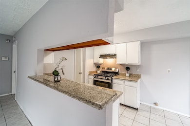Space for bar stools