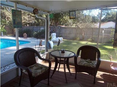 Unwind on the Screened Porch.