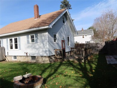 Nice yard with deck ,fire pit &...