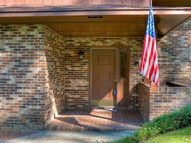 Welcoming front porch