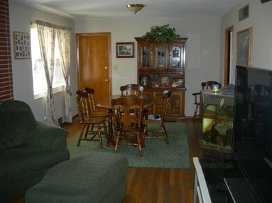 Spacious dining area