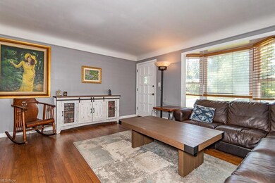 Living room with hardwood floors