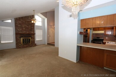 Living-Dining combo with pass thru to kitchen