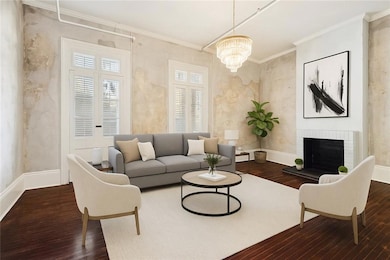 Living space with balcony access