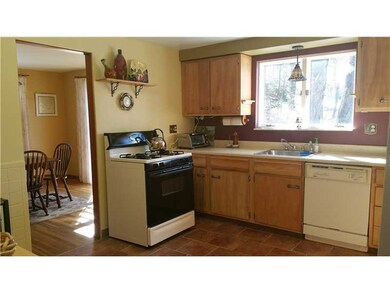 Kitchen. Nice workable kitchen large window lets i