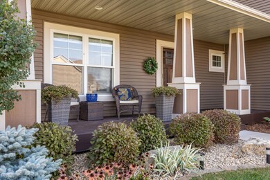 Front Porch with New Maintenance Free Materials