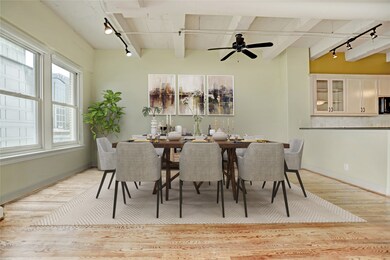 This large dining room can hold the largest of tab