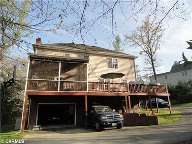 Exterior Back - Pull around garage and full deck