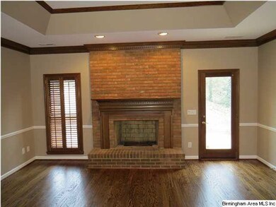 Upper level family room with gorgeous refinshed, g