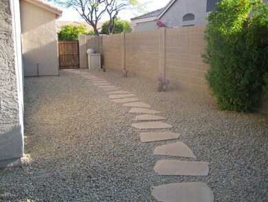 east side yard