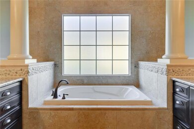 Master bath fit for a king or a queen!! Wow factor abounds.