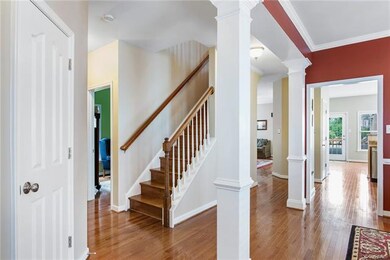 A view into the house from the foyer.