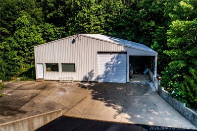 40' X 57' building that houses an office, room for