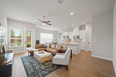 This well-designed open concept floor plan creates