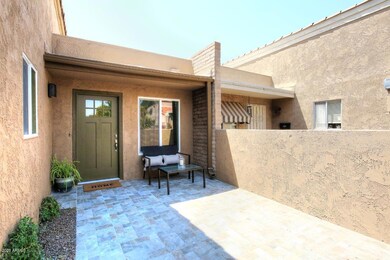 Charming front courtyard