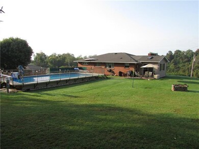 Back of house.  Beautiful lot!!!
