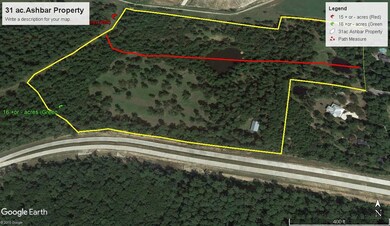 Property is on the South side of the red line