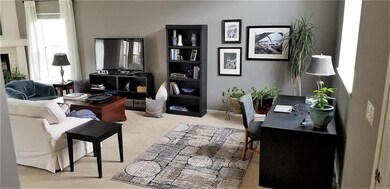 Open living/family room & entry