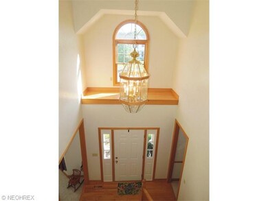 Foyer --light has remote to raise and lower it for