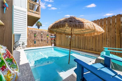 A gas-heated pool allows for year - round enjoymen