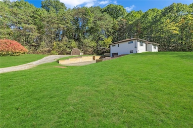 Surrounded by trees with plenty of parking and privacy!