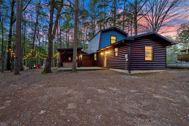 View of log-style house