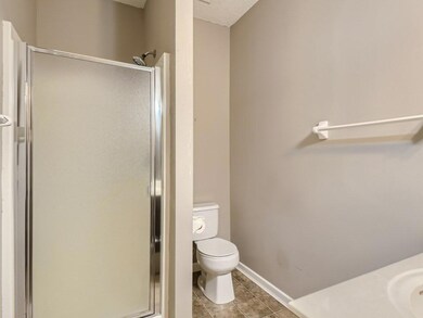 There are two showers in this townhome with a 3/4 bath on the main floor and a full bathroom upstairs.