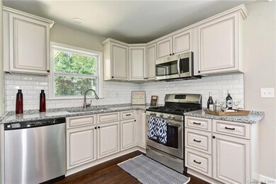 Beautiful new cabinets and gas range