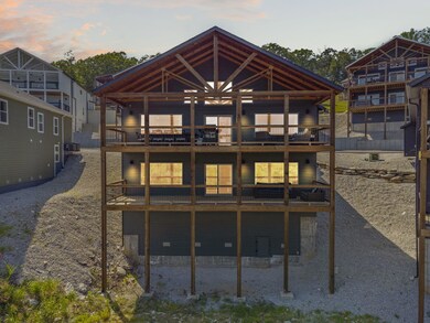 Rear view of home