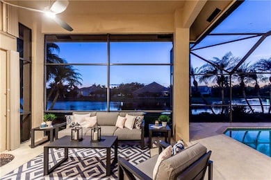 Amazing covered screened patio area is perfect for