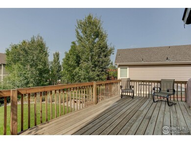 Deck off of the kitchen