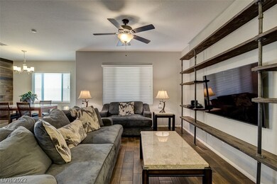 Built in bookshelves give this space a homey feeli