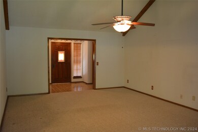 Living room looking toward front door