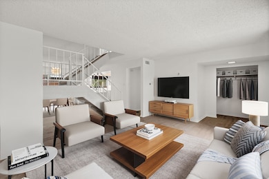 Open design creates an airy space, connecting the