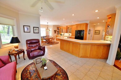 Kitchen with Hearth Room