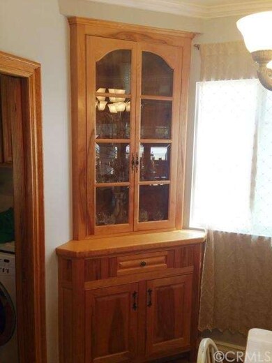 Beautiful built in cabinetry in dining area