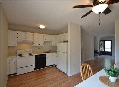 Open concept Living Room/Eat in Kitchen with slide
