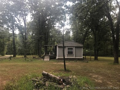 Side view from edge of wooded area