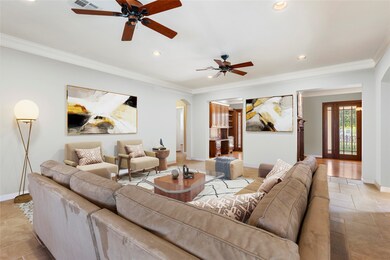 Virtual staged living area